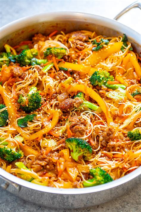 How much fat is in oriental pork noodles - calories, carbs, nutrition