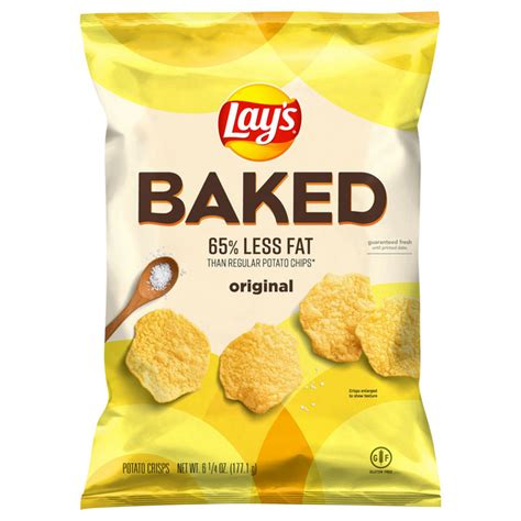 How much fat is in original potato chips - calories, carbs, nutrition