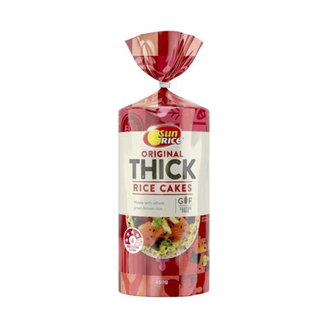 How much fat is in original thick rice cakes - calories, carbs, nutrition