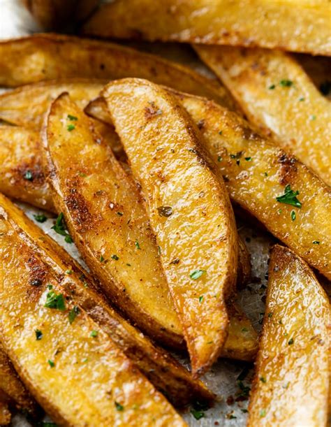 How much fat is in oven-fried potato wedges - calories, carbs, nutrition