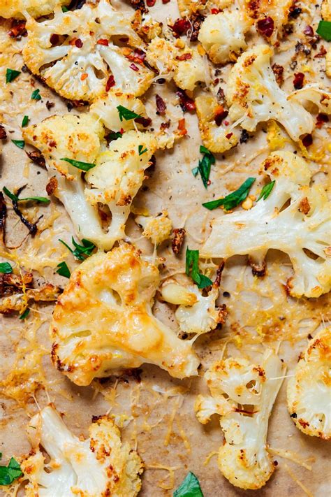 How much fat is in oven-roasted cauliflower - calories, carbs, nutrition