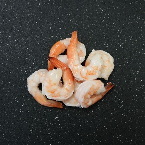 How much fat is in pacific white shrimp - cooked - calories, carbs, nutrition