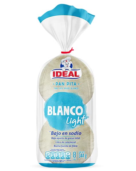 How much fat is in pan pita blanco light - calories, carbs, nutrition