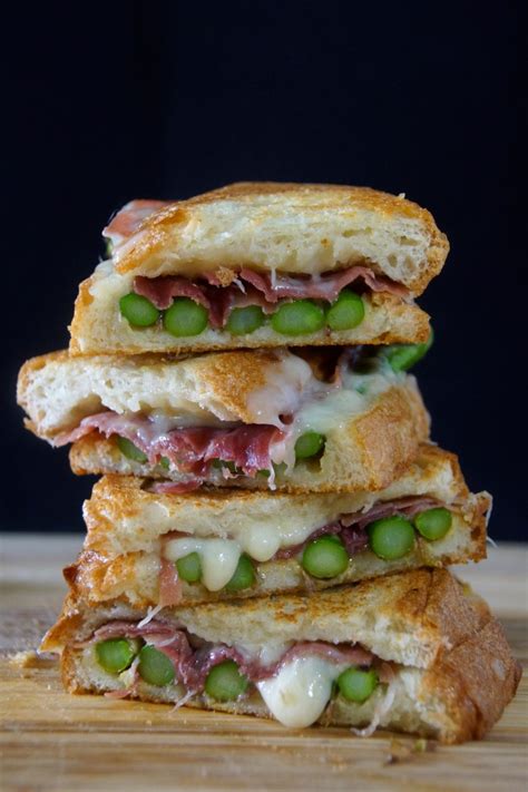 How much fat is in panini asparagus ham & swiss - calories, carbs, nutrition