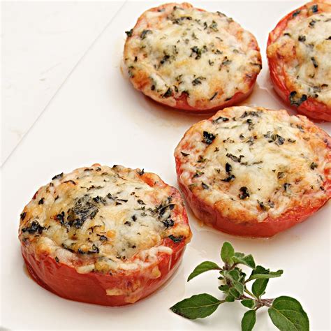 How much fat is in parmesan baked tomatoes - calories, carbs, nutrition