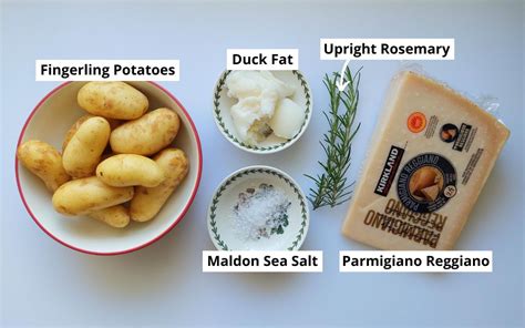 How much fat is in parmesan rosemary fingerling potatoes - calories, carbs, nutrition