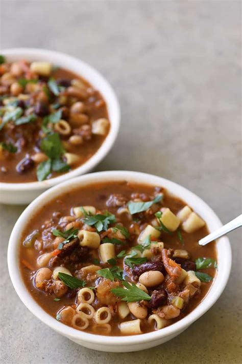 How much fat is in pasta fagioli - calories, carbs, nutrition