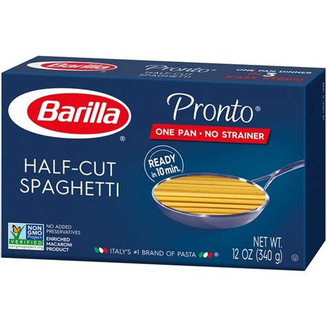 How much fat is in pasta pronto procedure - calories, carbs, nutrition