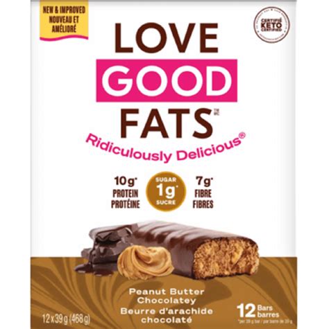 How much fat is in peanut butter chocolate snack bar - calories, carbs, nutrition