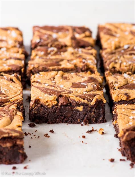 How much fat is in peanut butter swirl brownies - calories, carbs, nutrition