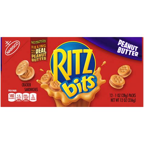 How much fat is in peanutbutter crackers - calories, carbs, nutrition