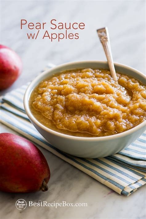 How much fat is in pear apple sauce - calories, carbs, nutrition
