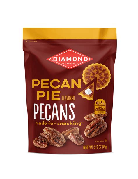 How much fat is in pecan diamond bar - calories, carbs, nutrition