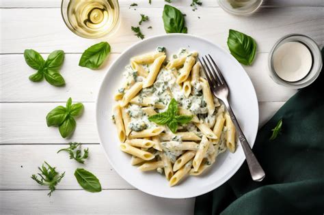 How much fat is in penne, spinach and gorgonzola gratin - calories, carbs, nutrition