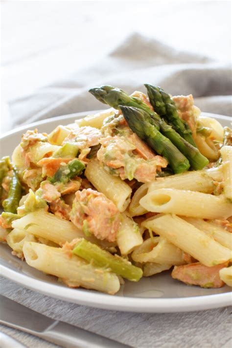 How much fat is in penne pasta with asparagus & fontina - calories, carbs, nutrition