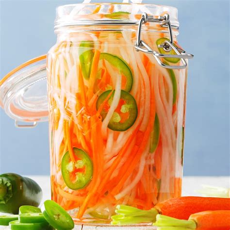 How much fat is in pickled carrots - calories, carbs, nutrition