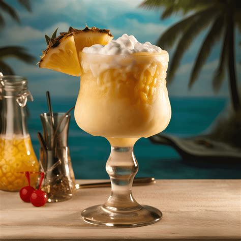 How much fat is in pina colada drink - calories, carbs, nutrition