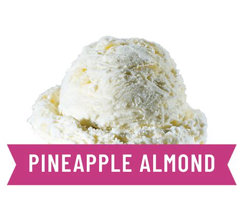 How much fat is in pineapple almond frozen yogurt - calories, carbs, nutrition
