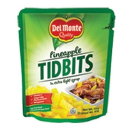 How much fat is in pineapple tidbits - calories, carbs, nutrition