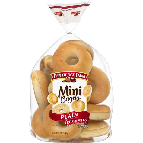 How much fat is in plain mini-bagel - calories, carbs, nutrition