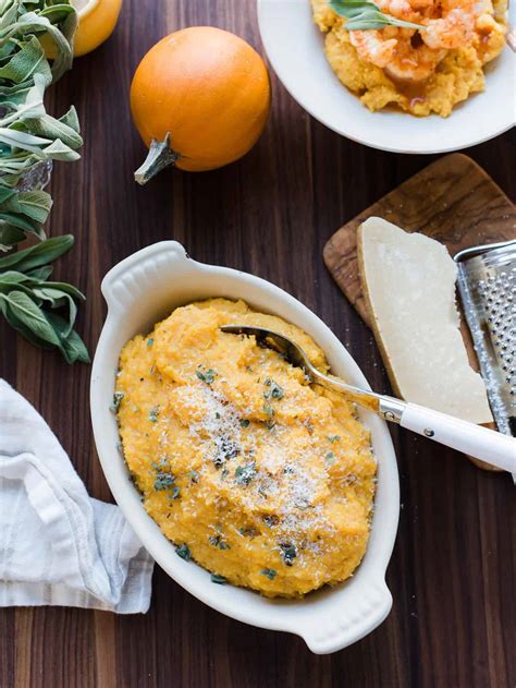 How much fat is in polenta with pumpkin - calories, carbs, nutrition