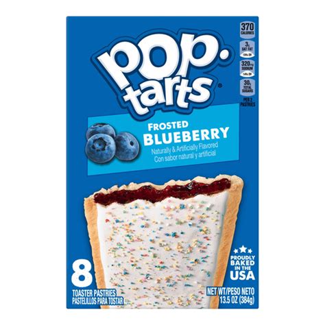 How much fat is in pop tarts (blueberry) - calories, carbs, nutrition