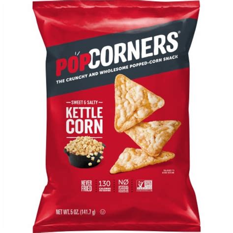 How much fat is in popcorners kettle corn - calories, carbs, nutrition