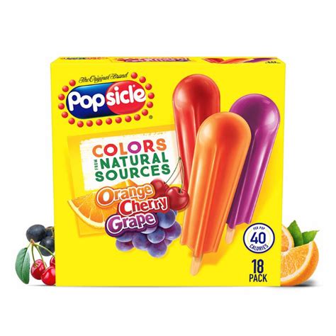 How much fat is in popsicle sf - calories, carbs, nutrition