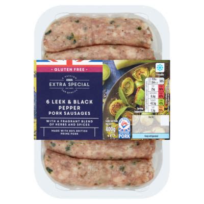 How much fat is in pork and leek sausage - calories, carbs, nutrition