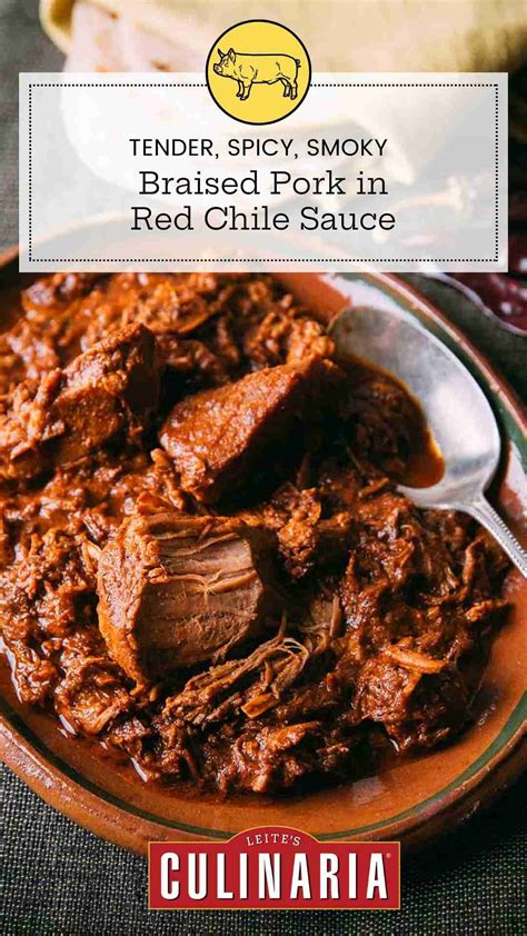 How much fat is in pork in red chile sauce - calories, carbs, nutrition
