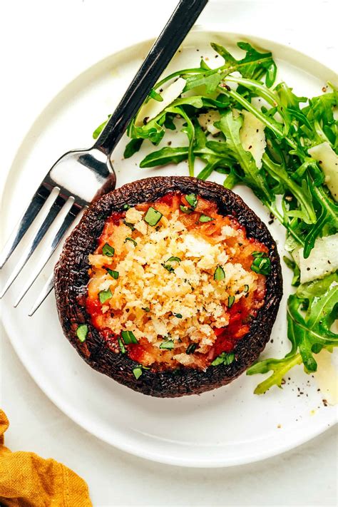 How much fat is in portobello parmesan - calories, carbs, nutrition