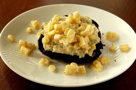 How much fat is in portobello w/spinach, corn & pilaf - calories, carbs, nutrition