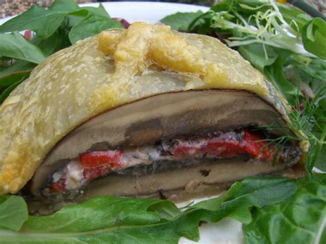 How much fat is in portobello wellington - calories, carbs, nutrition