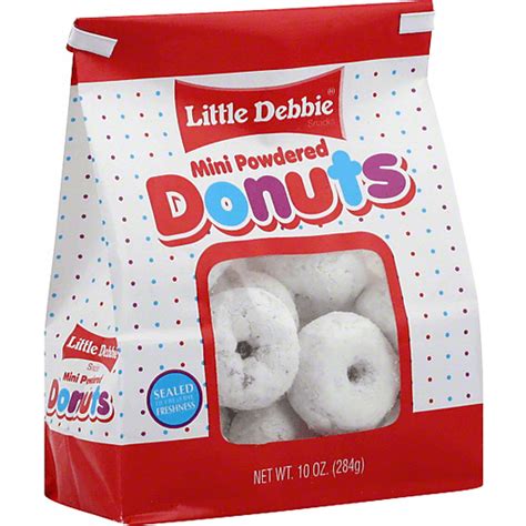 How much fat is in powderd mini donuts - calories, carbs, nutrition