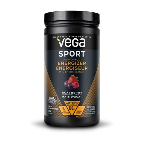 How much fat is in pre-workout energizer acai berry - calories, carbs, nutrition