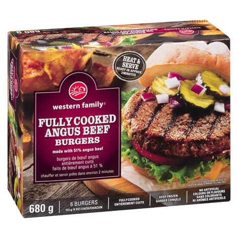 How much fat is in precooked angus hamburger patty, 4 oz - calories, carbs, nutrition