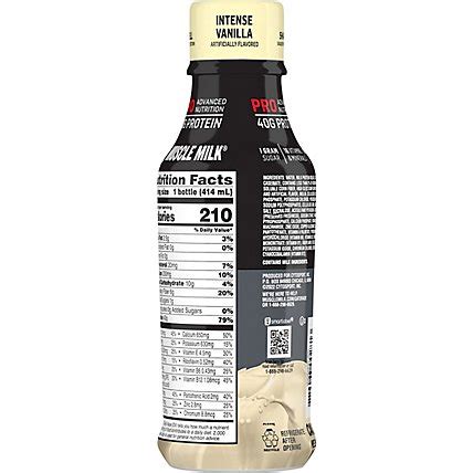 How much fat is in pro series 40 intense vanilla - calories, carbs, nutrition