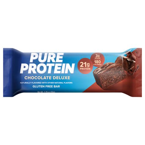 How much fat is in protein bar deluxe - calories, carbs, nutrition