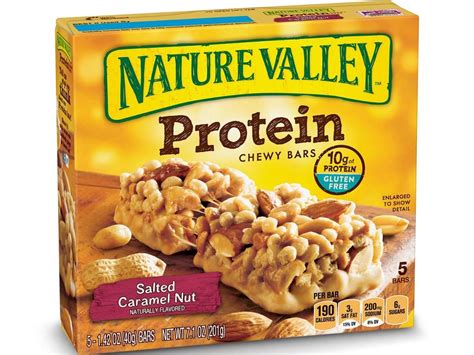 How much fat is in protein chewy bar, salted caramel nut - calories, carbs, nutrition