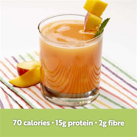 How much fat is in proti15 peach mango - calories, carbs, nutrition