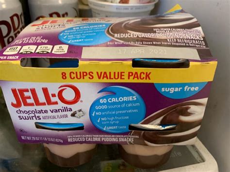 How much fat is in pudding swirl - calories, carbs, nutrition