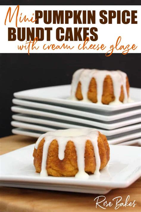 How much fat is in pumpkin spice mini bundt cake - calories, carbs, nutrition