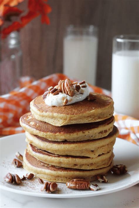 How much fat is in pumpkin whole wheat pancakes - calories, carbs, nutrition