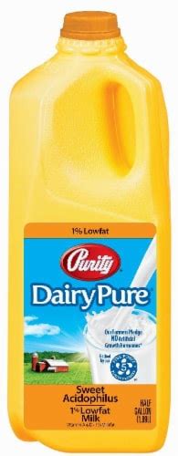 How much fat is in purity sweet acidophilus milk - calories, carbs, nutrition