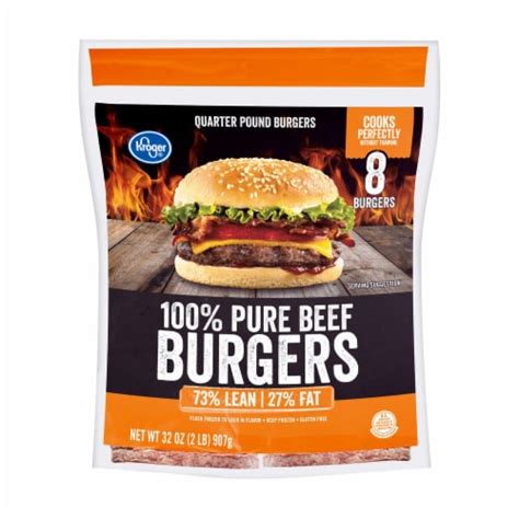 How much fat is in quarter pound beef burgers #435 - calories, carbs, nutrition