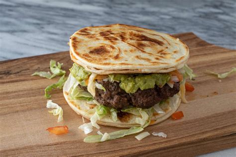 How much fat is in quesadilla burger - calories, carbs, nutrition