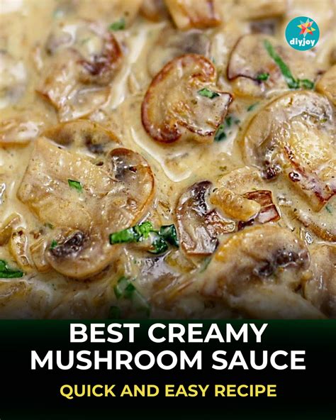 How much fat is in quick mushroom sauce - calories, carbs, nutrition