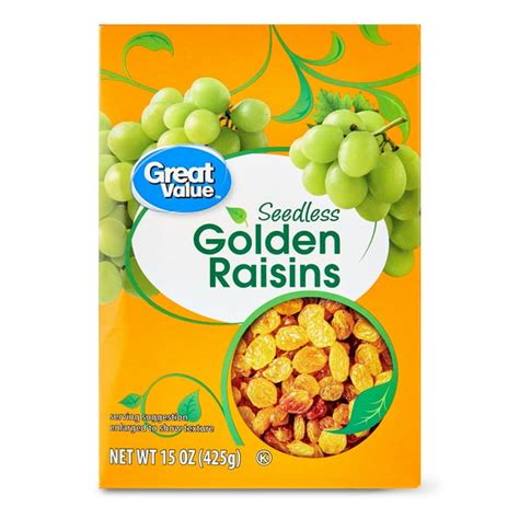 How much fat is in raisins golden seedless 1 oz - calories, carbs, nutrition