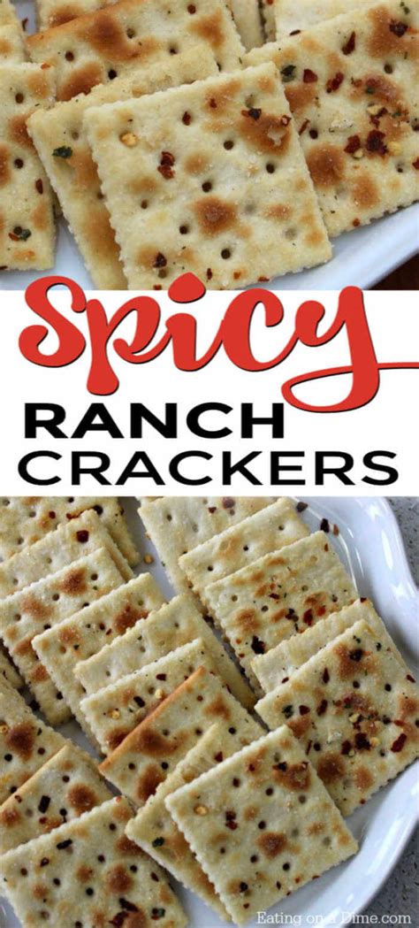 How much fat is in ranch crackers - calories, carbs, nutrition