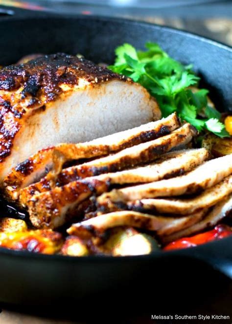 How much fat is in red chile rubbed pork loin - calories, carbs, nutrition